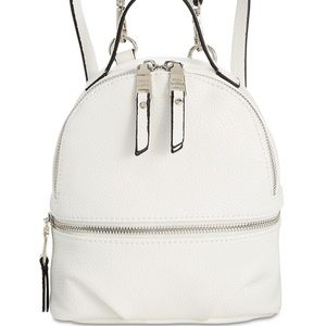 Steve Madden Jacki white mini backpack